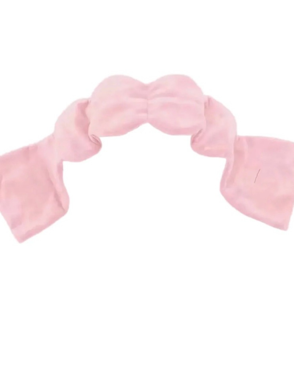 Pink weighted sleep eye mask